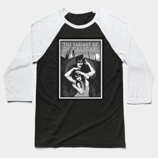 The Cabinet Of Dr Caligari - (Mono) Baseball T-Shirt